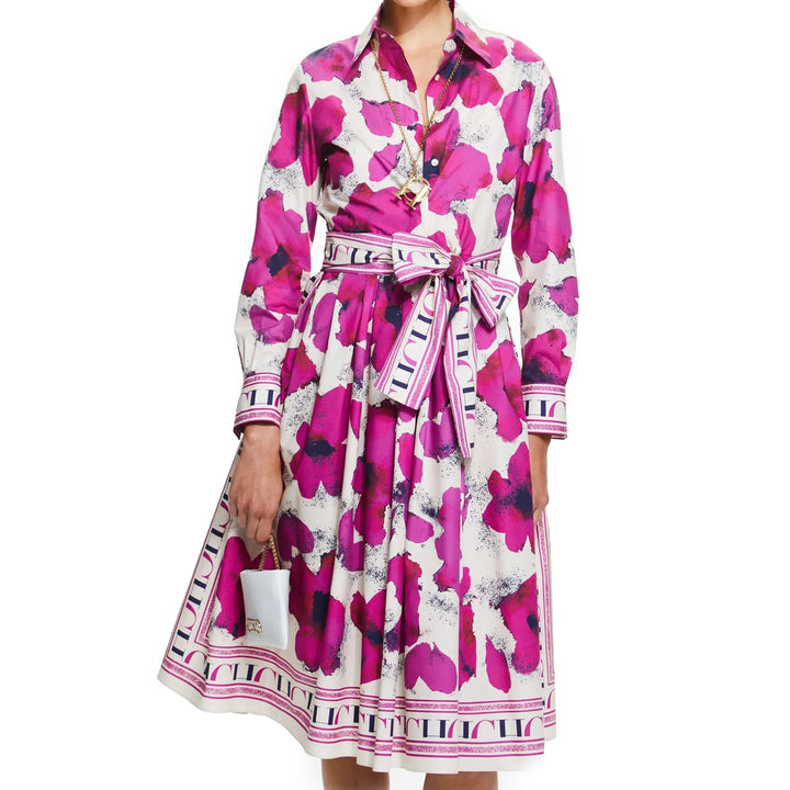 Women Dresses Party Dresses Retro Shirt Dress Long Sleeved