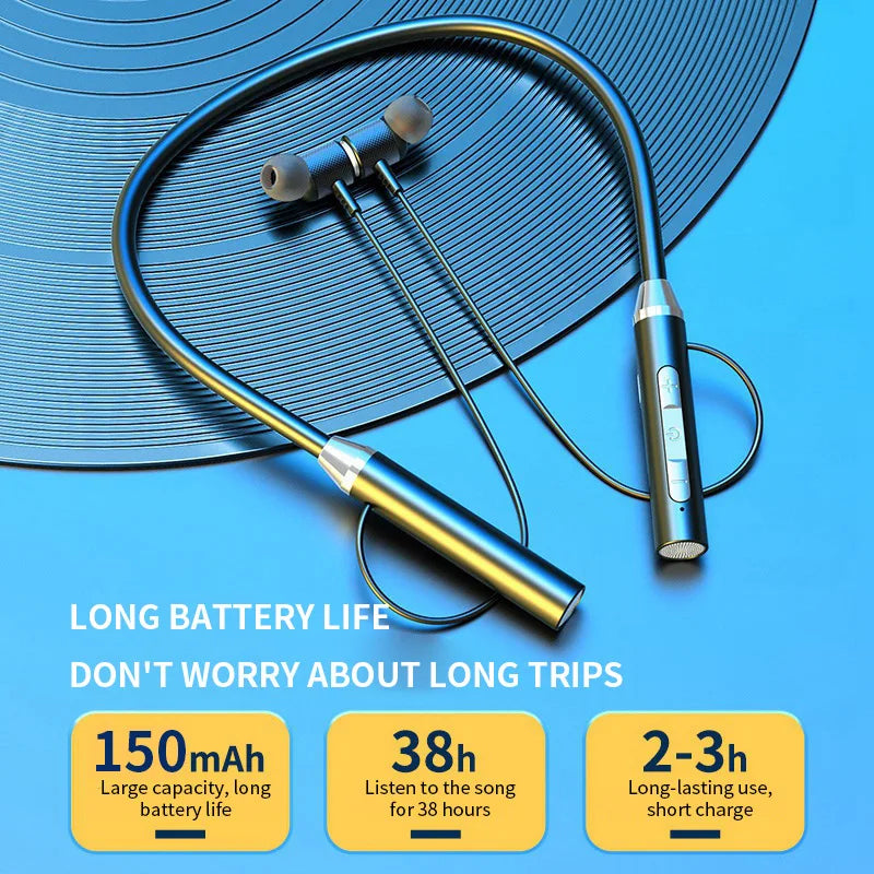 Wireless Headphones Bluetooth 5.0 Neckband Earphones