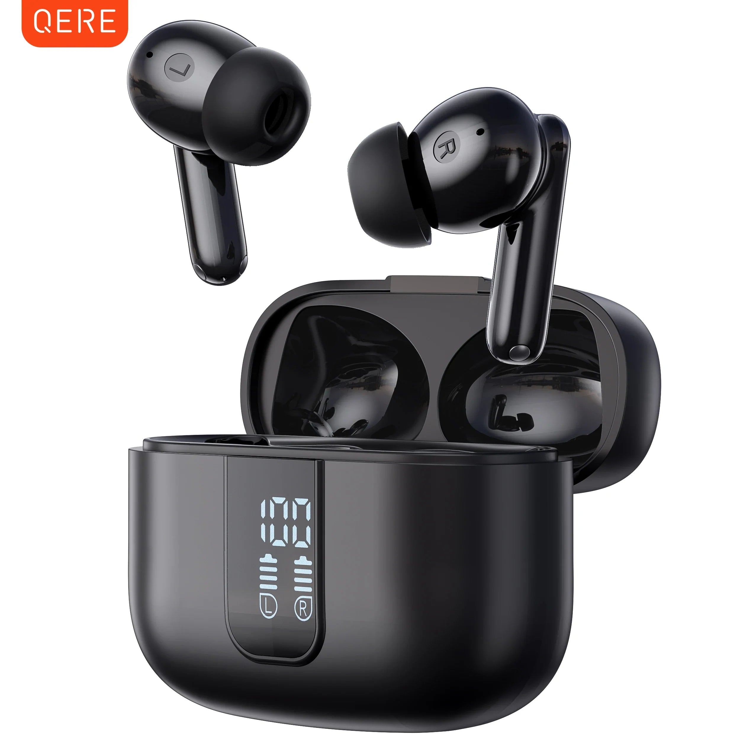 Wireless Headphones,QERE E50,NEW TWS Bluetooth 5.3,HD