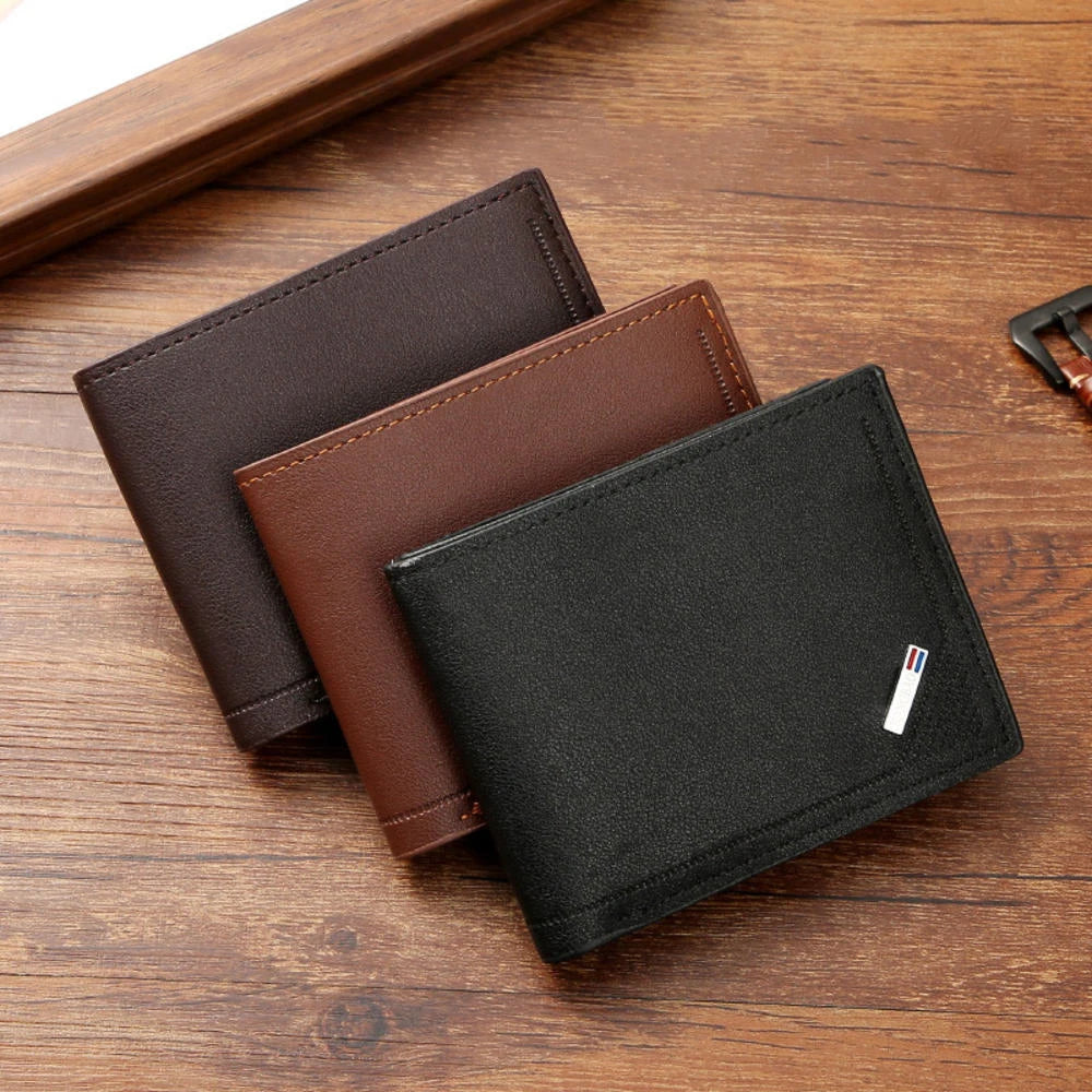 Men Inserts Foldable Wallets Capacity Bags