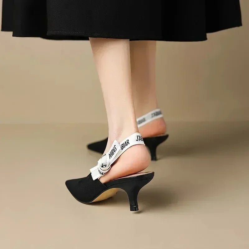 High Heels Women Sexy Sandals Mid Heels