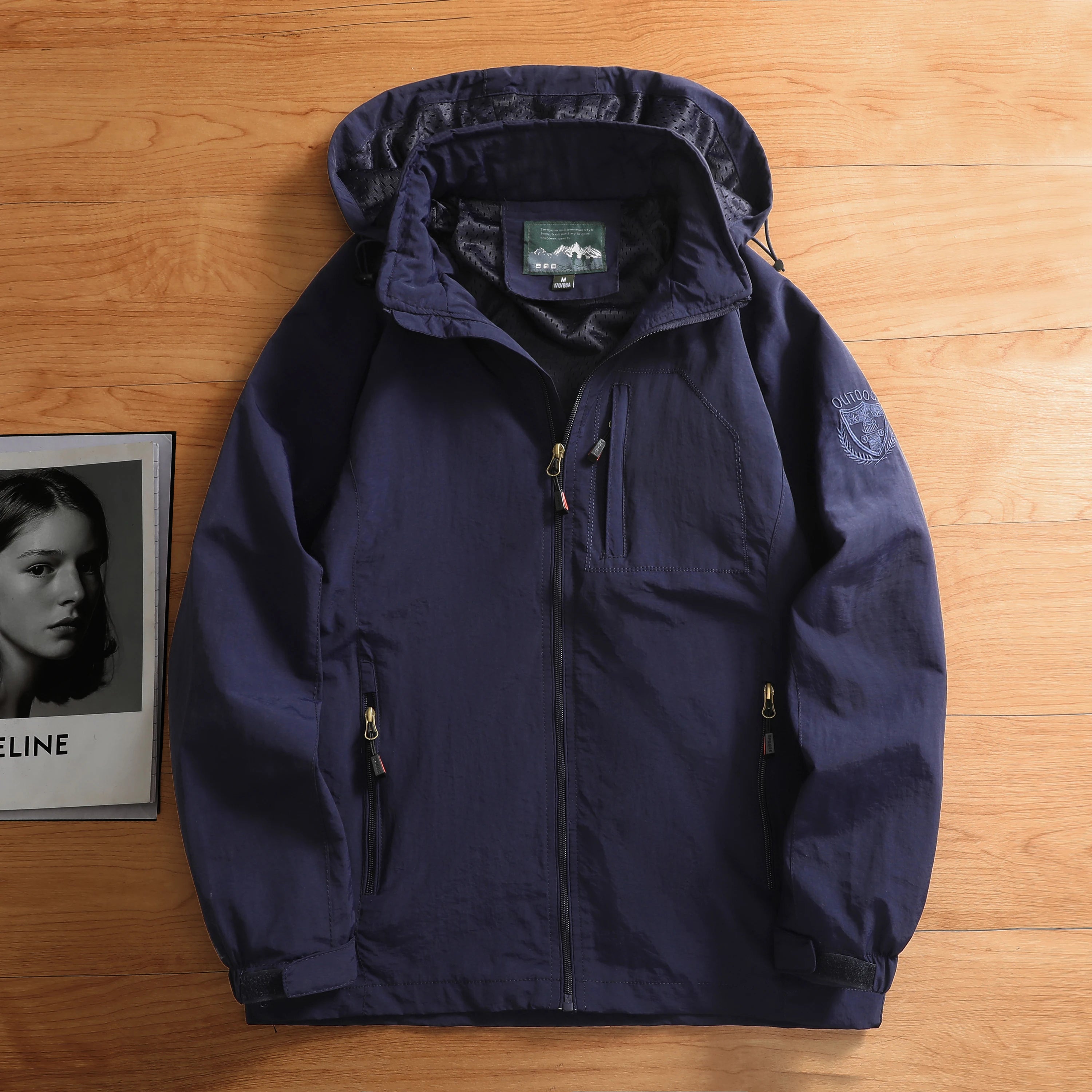 Men's outdoor hiking, sports, leisure, waterproof, jacket