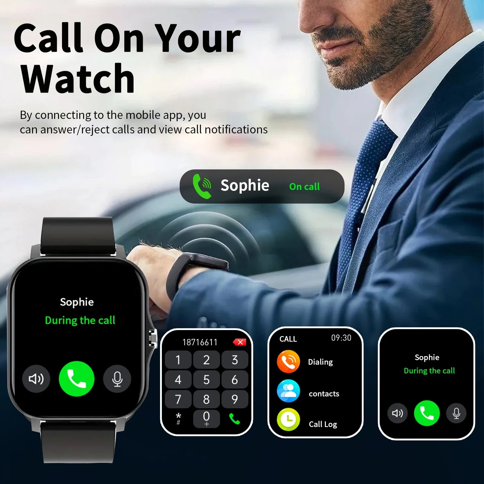 Smart Watch, Wireless Compatible with IPhone/Andrio