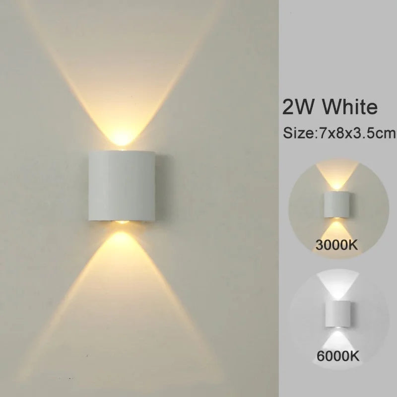 LED Wall Lights Modern Indoor Outdoor Lights