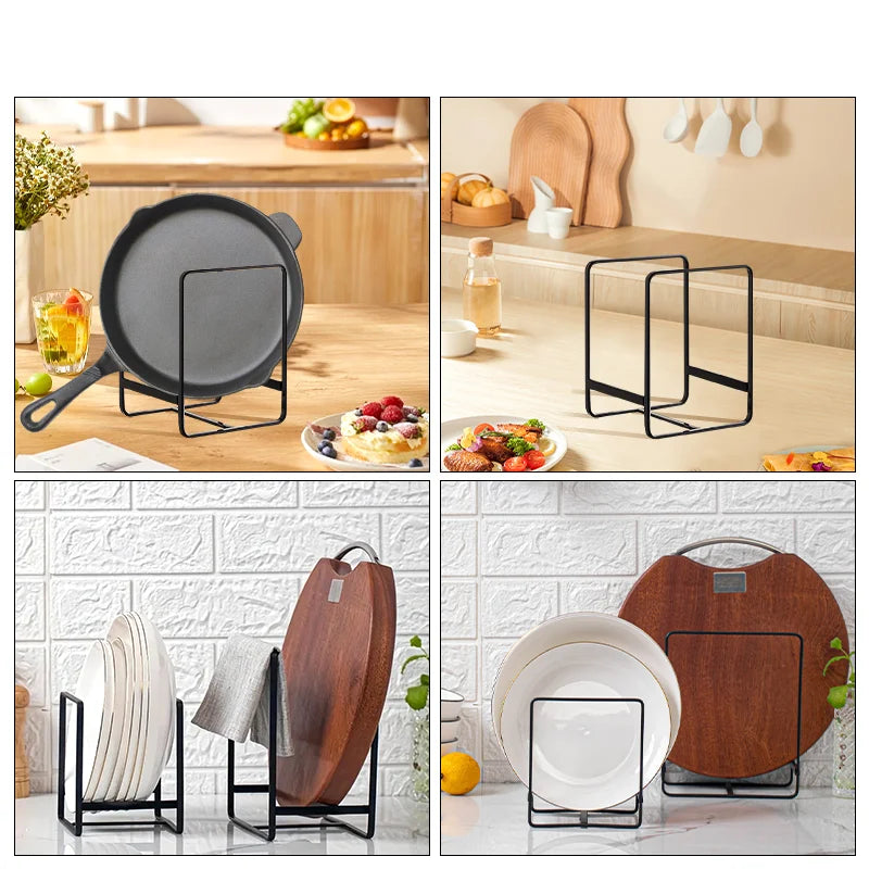 Kitchen Cabinet Plate Storage Countertop Dish Rack