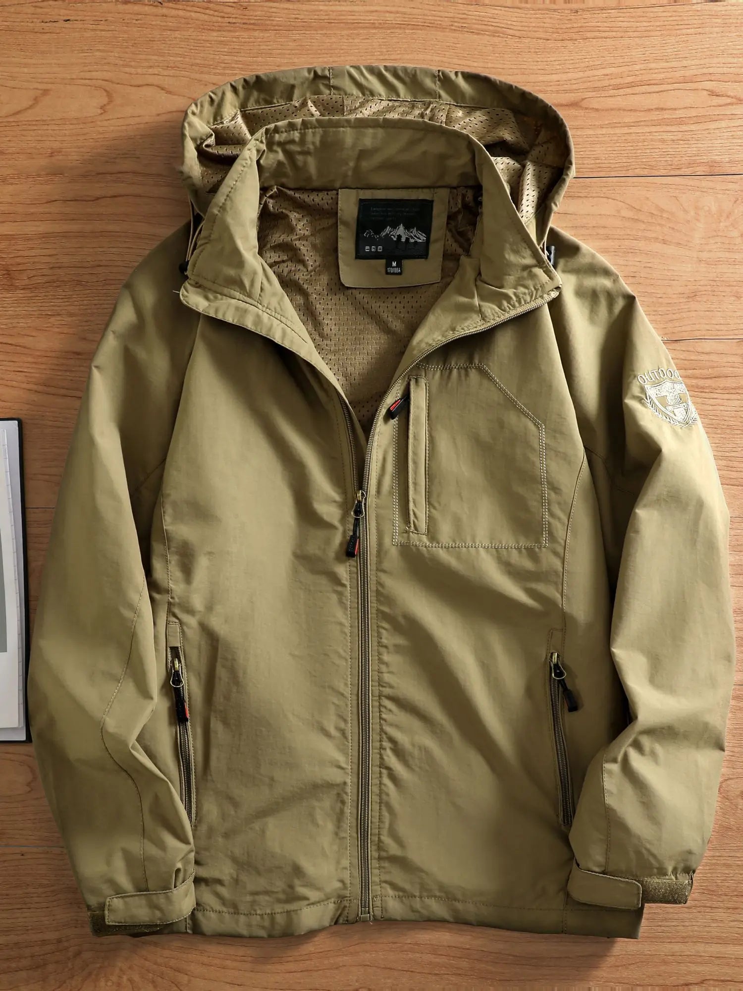 Men's outdoor hiking, sports, leisure, waterproof, jacket