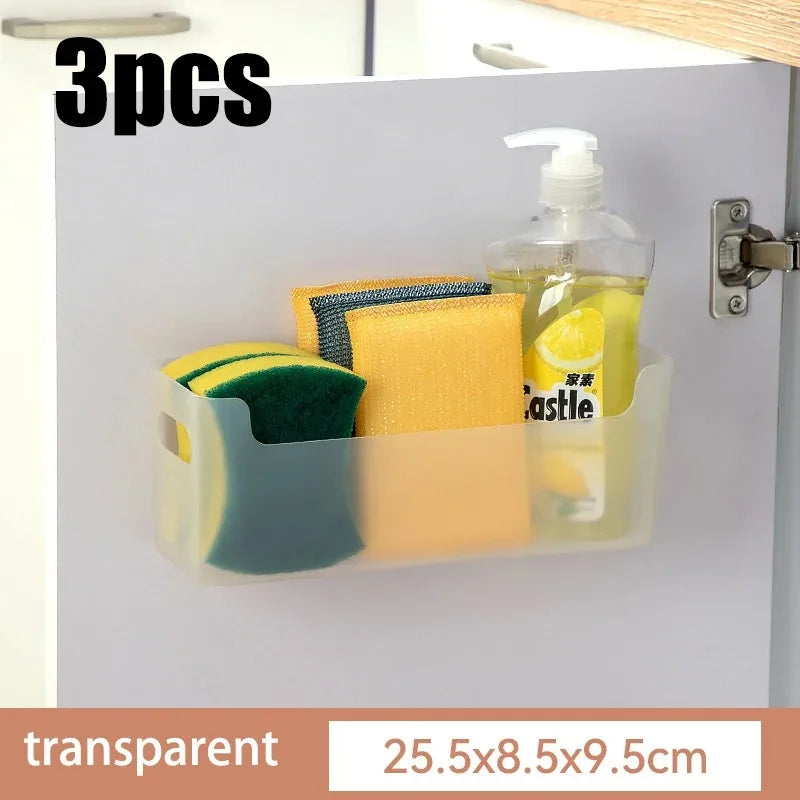 Kitchen cabinets are classified and organized into storage boxes