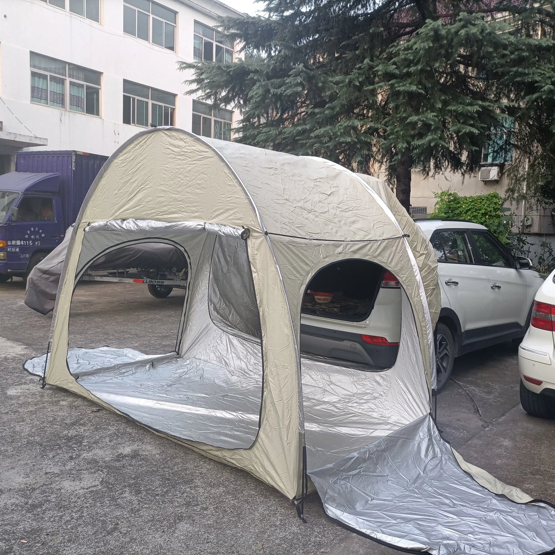 SUV Car Tent for Camping, SUV Tailgate Shade Awning Tent