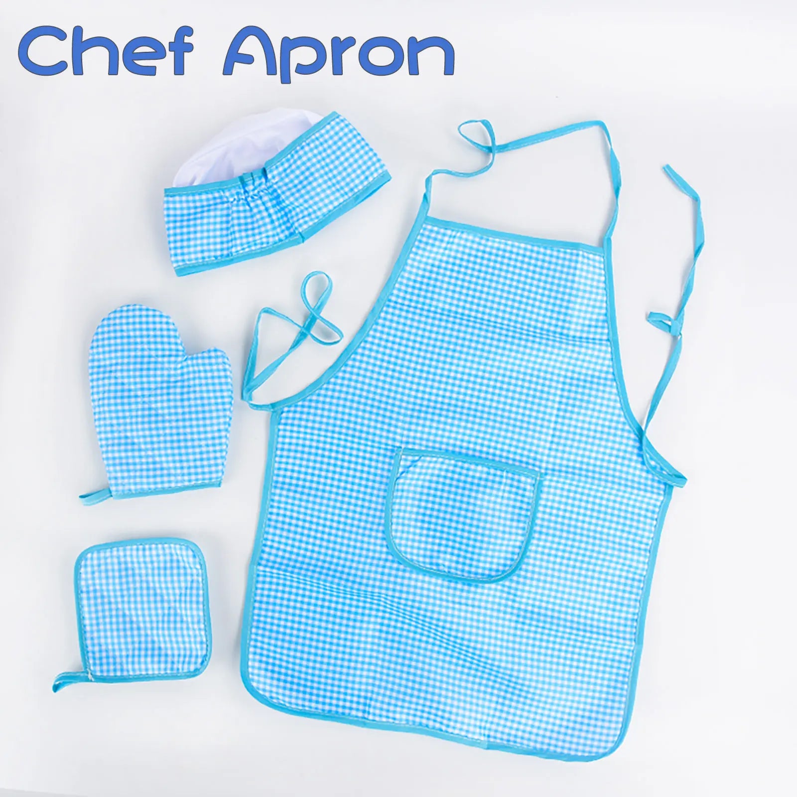 Play The Role Of A Family Dress Up In The Kitchen  Cook Set