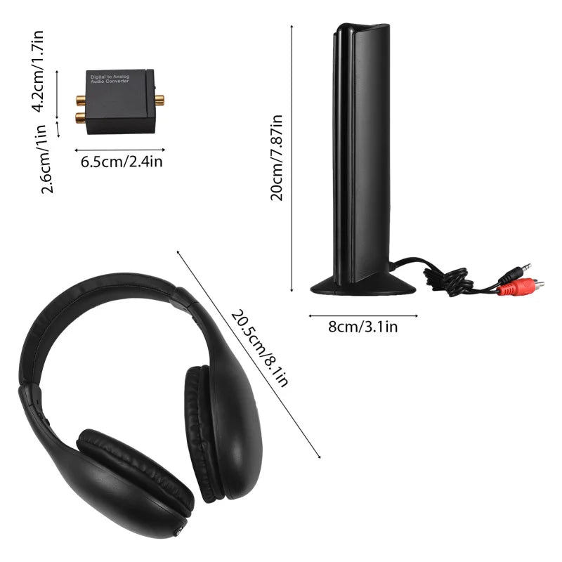Wireless Headphones for TV Watching  Wireless Range