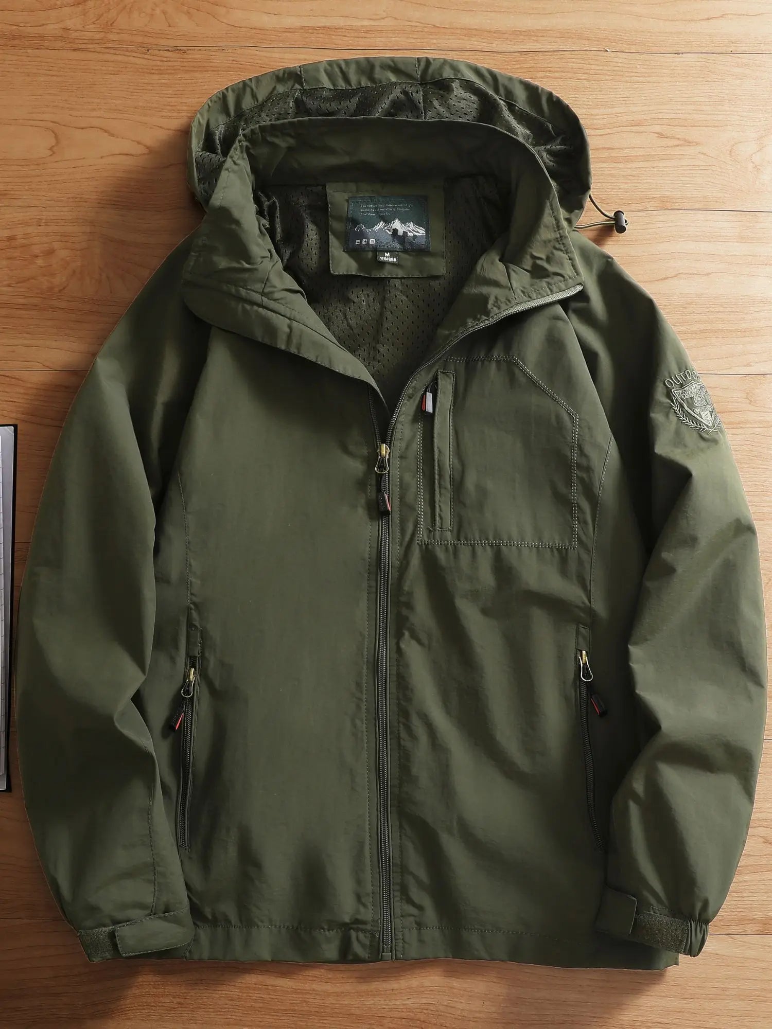 Men's outdoor hiking, sports, leisure, waterproof, jacket