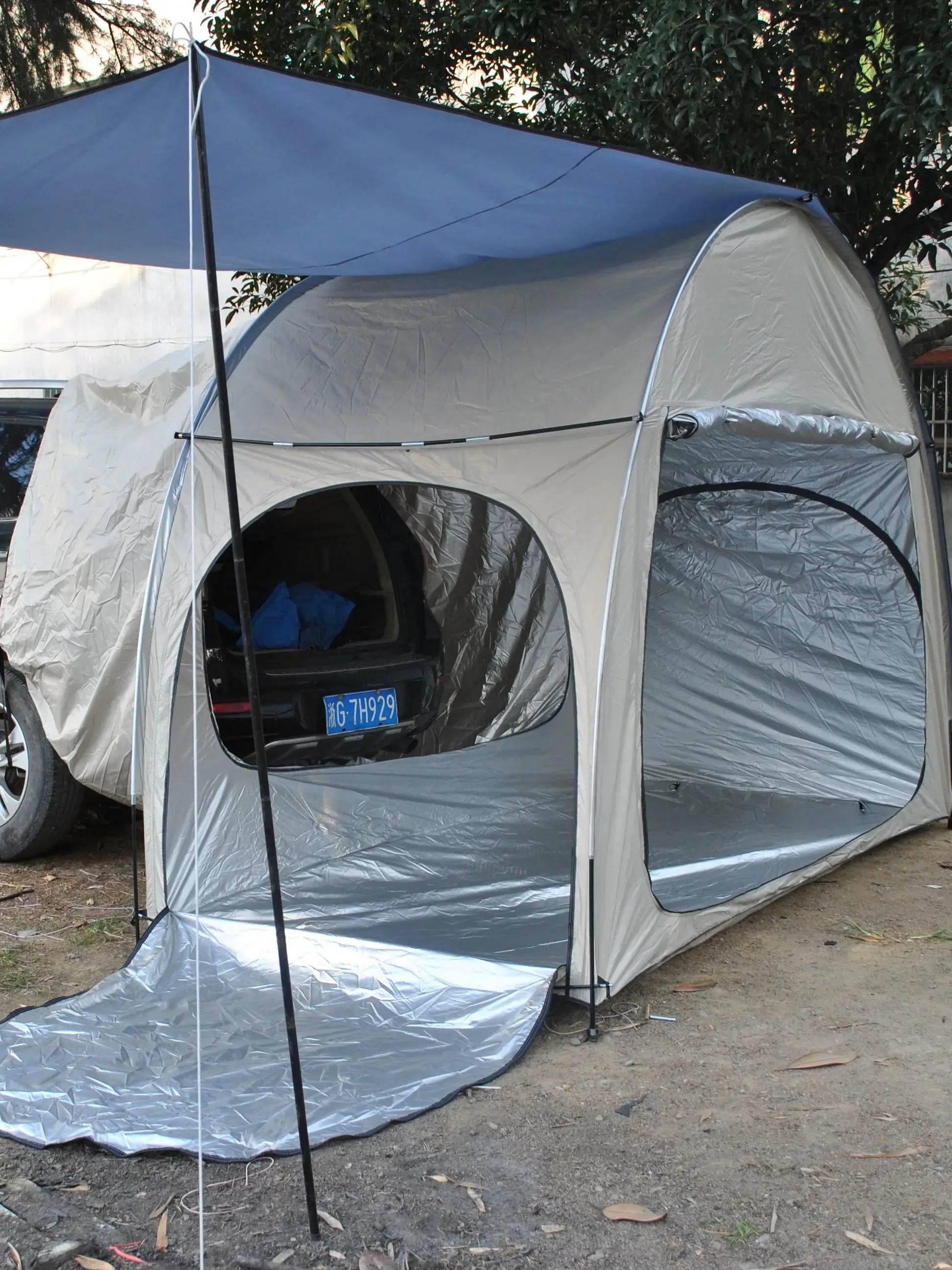 SUV Car Tent for Camping, SUV Tailgate Shade Awning Tent