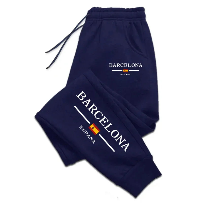Mens Sweatpants Popular City Printing Pants Outdoors Sports