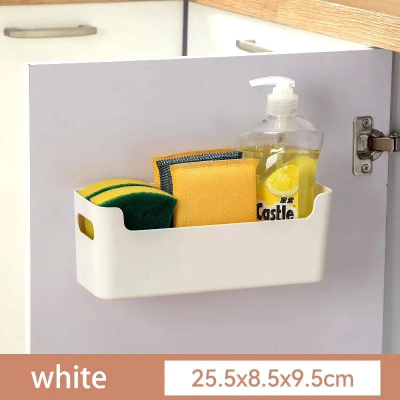 Kitchen cabinets are classified and organized into storage boxes