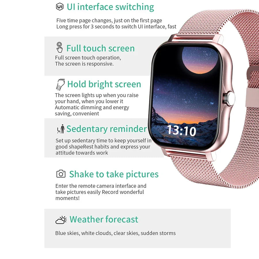 Smart Watch, Wireless Compatible with IPhone/Andrio