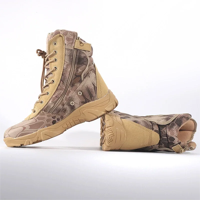 Men Outdoor Hiking Boots Fashion Sports Army Green