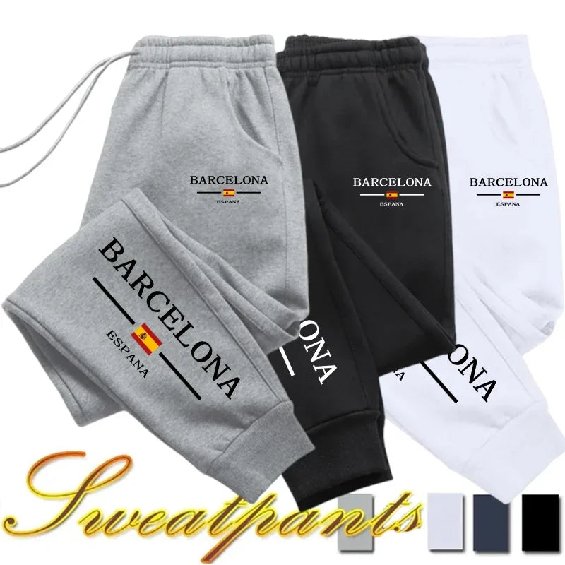 Mens Sweatpants Popular City Printing Pants Outdoors Sports