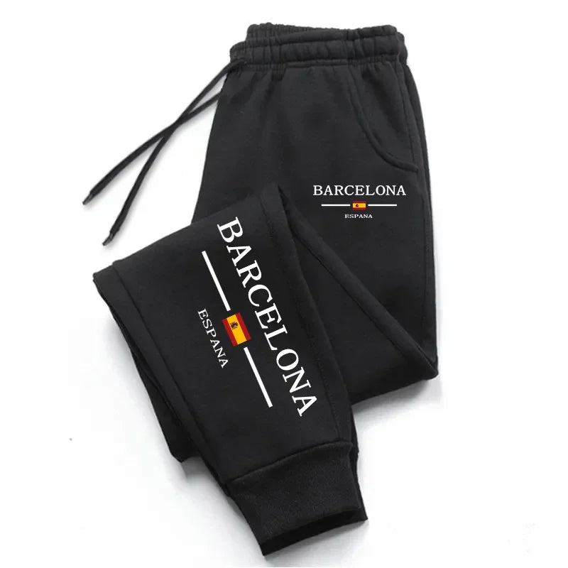 Mens Sweatpants Popular City Printing Pants Outdoors Sports