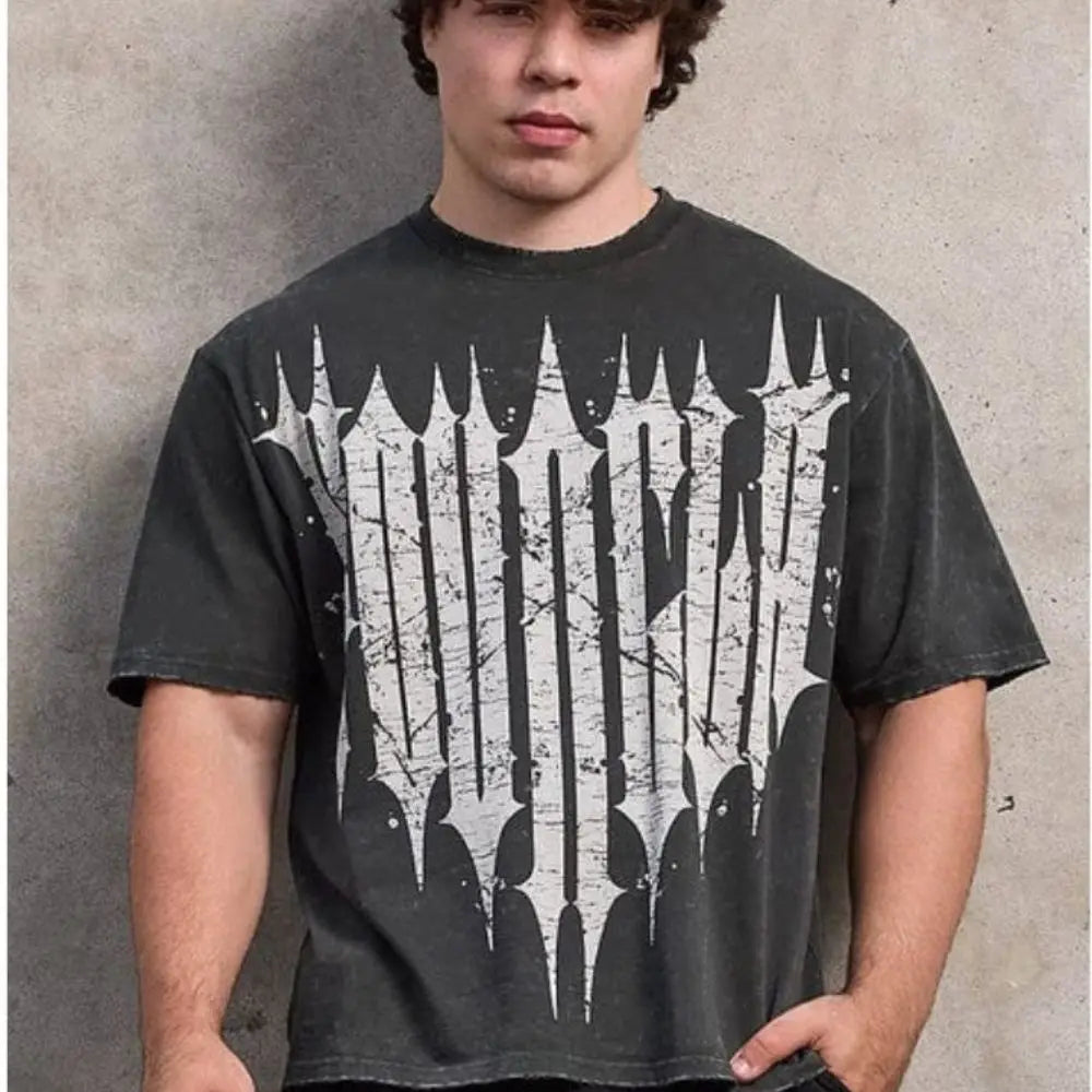 Men T-shirts Summer New Sports Leisure Cotton Round Neck