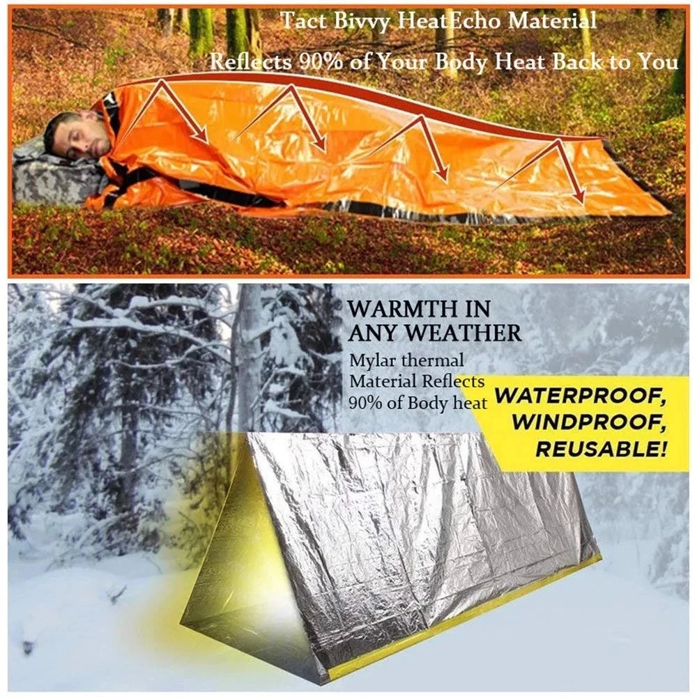 Portable Waterproof Emergency Survival Sleeping Bag Outdoor