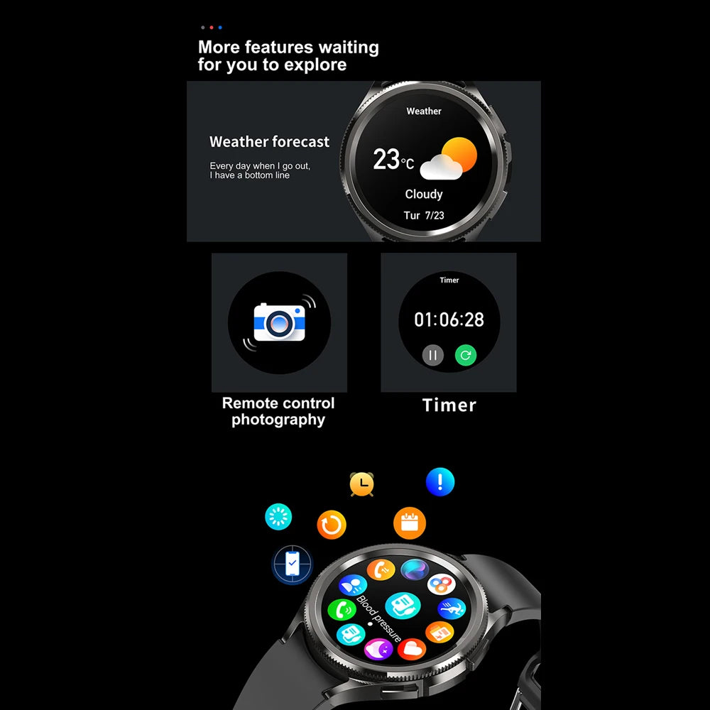 Smart Watch 6 Classic Smart Watch Fashion Men Sports