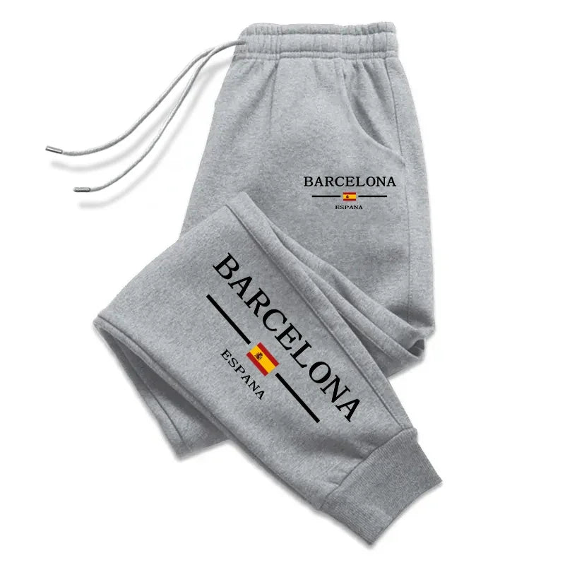 Mens Sweatpants Popular City Printing Pants Outdoors Sports