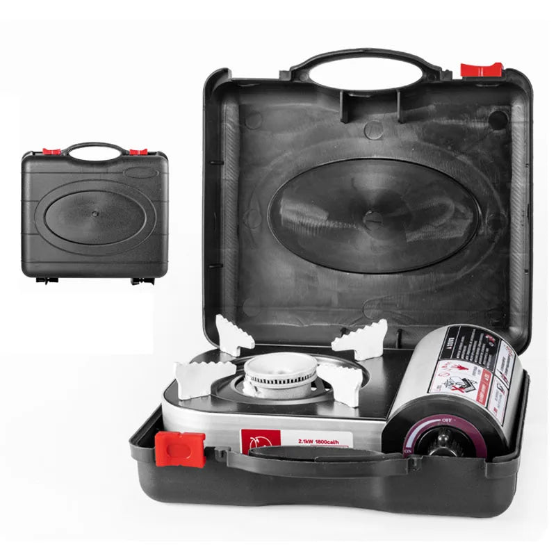 Outdoor Mini Gas Cooker Camping BBQ Cooking Kitchen