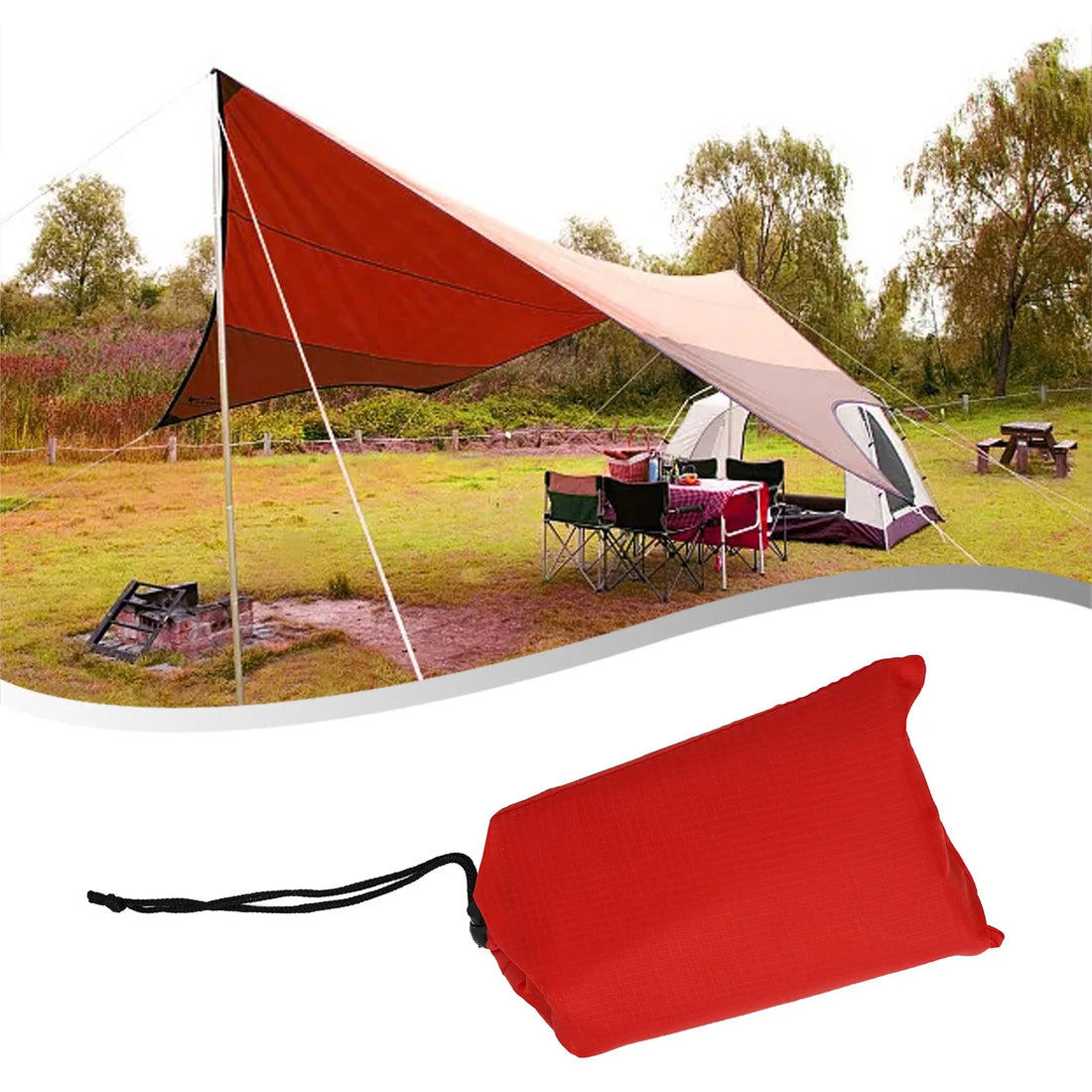 Tent Tarp Rain Sun Shade Hammocks Shelter Camping
