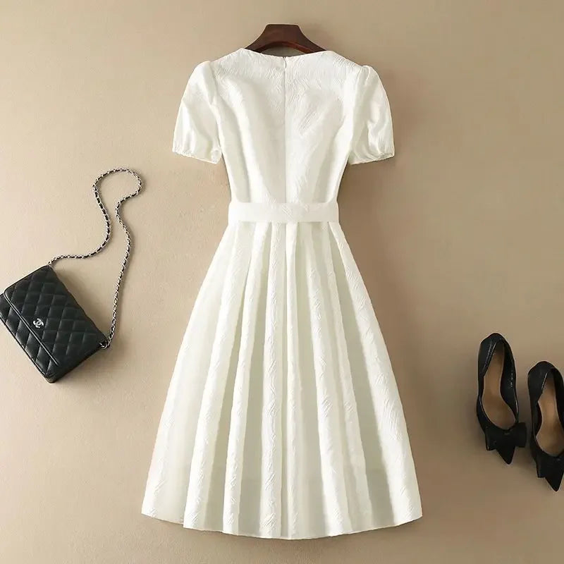 Woman Dress Party Dresses for Women Midi Prom White Evening