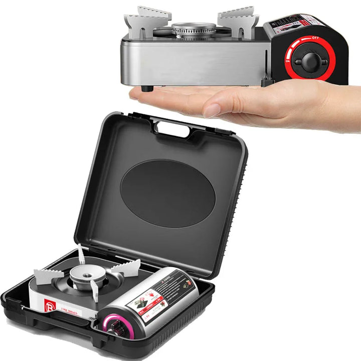 Outdoor Mini Gas Cooker Camping BBQ Cooking Kitchen