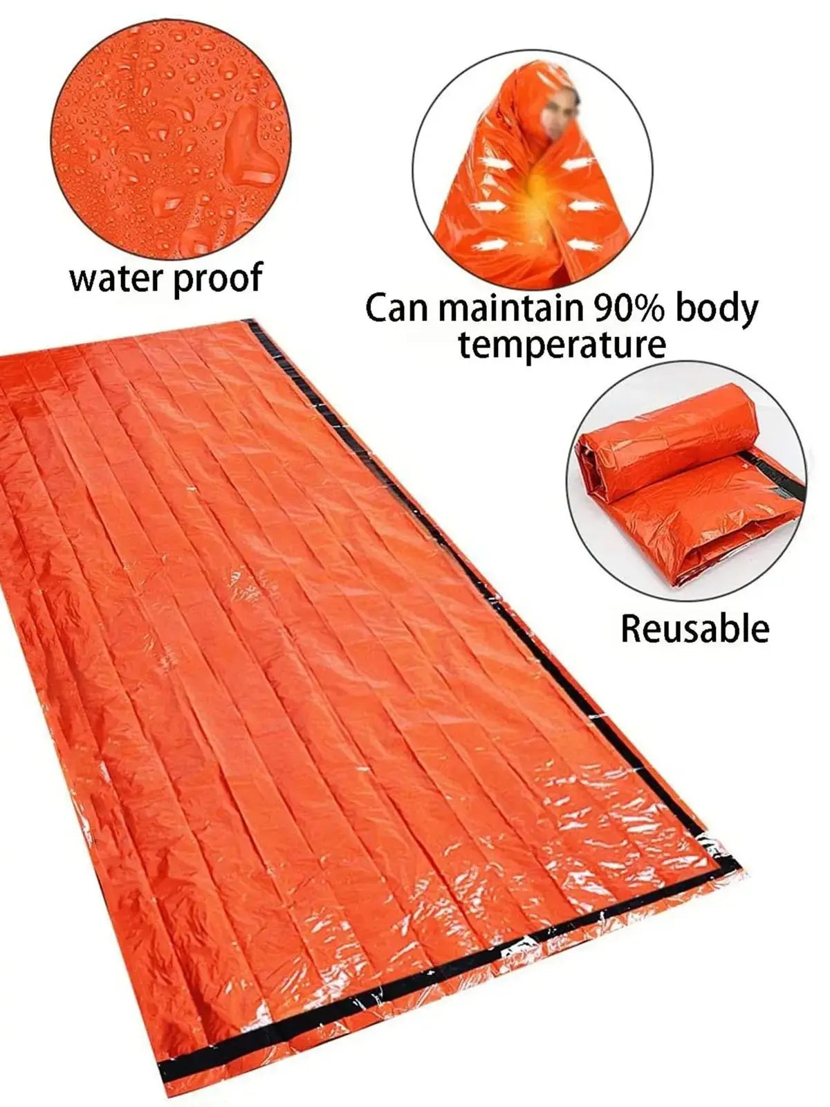 Portable Waterproof Emergency Survival Sleeping Bag