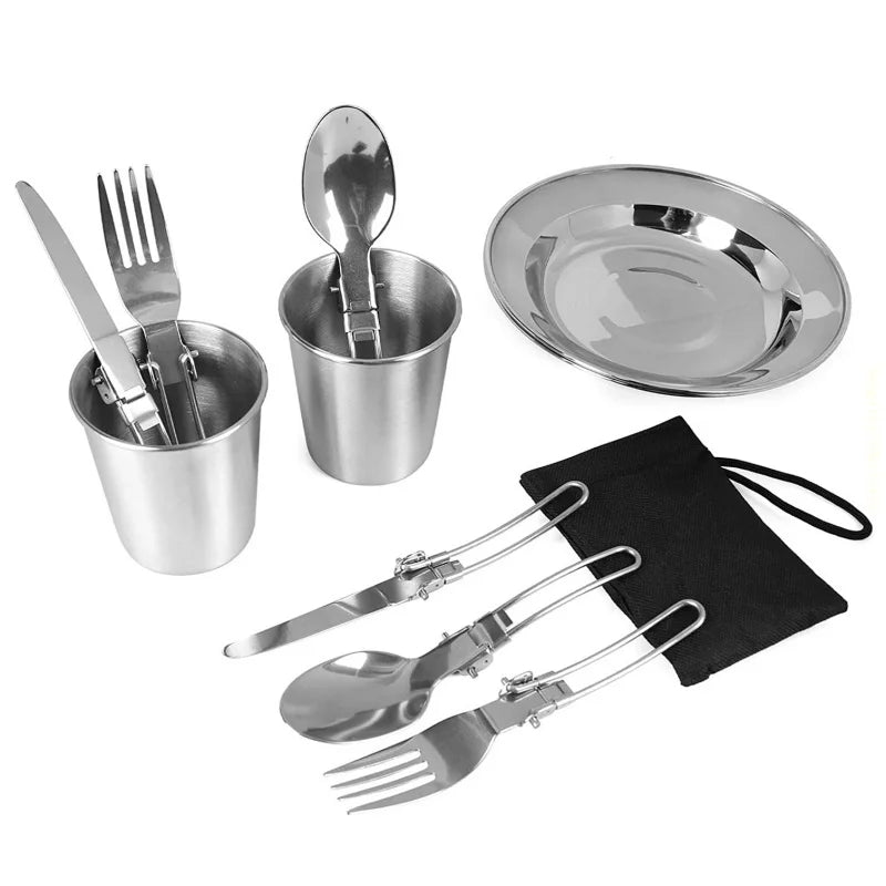 Outdoor pot and kettle set