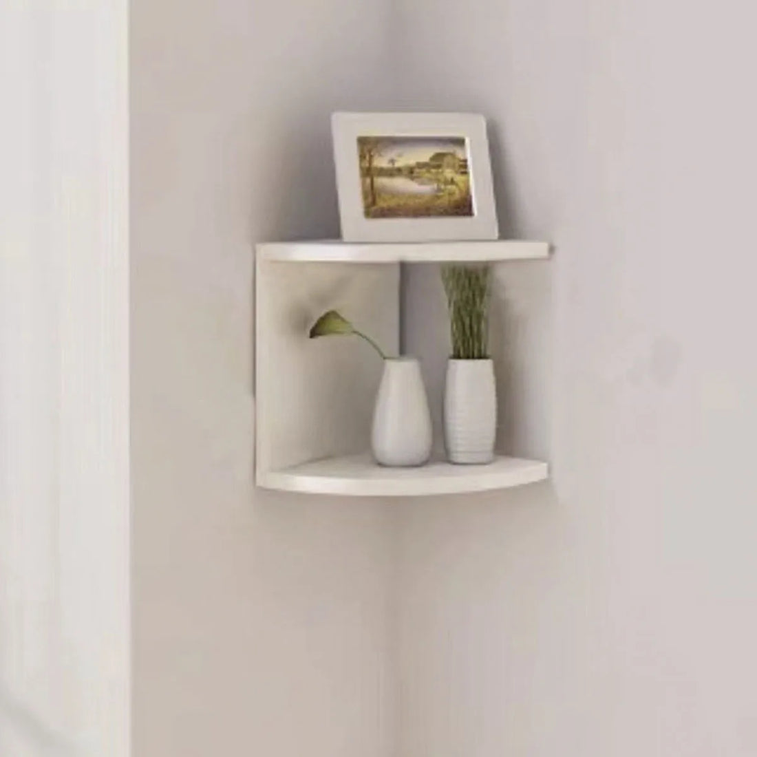 Corner Shelf - 5/2-Tier Corner Floating ShelvesWall Bookcase