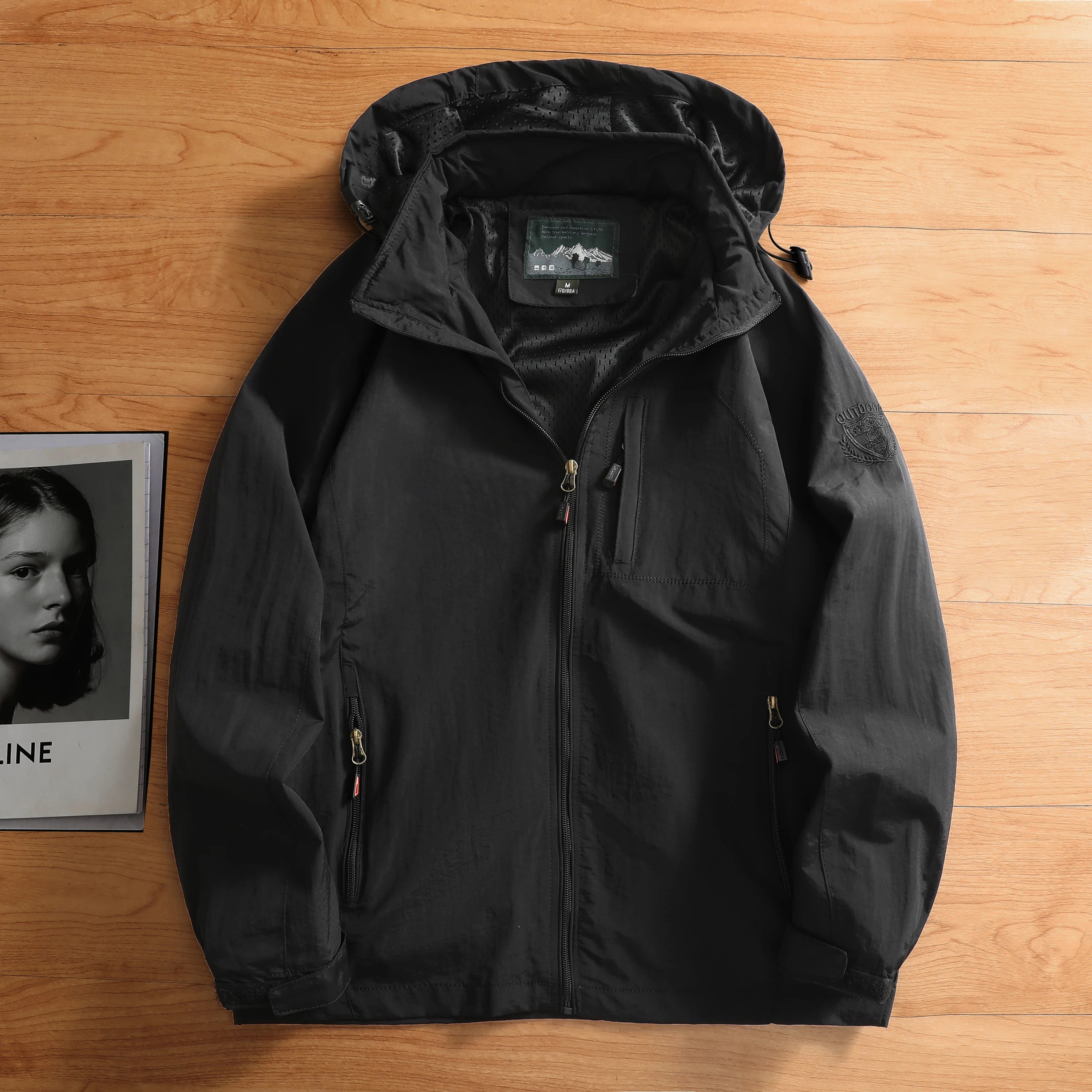 Men's outdoor hiking, sports, leisure, waterproof, jacket