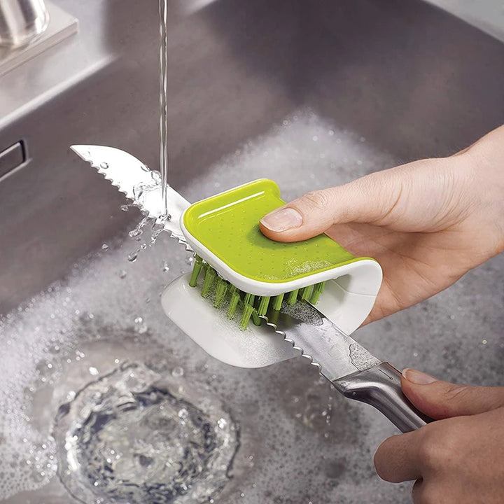 Kitchen Knife Cleaning Brush Tableware Brush Car Seat Belt