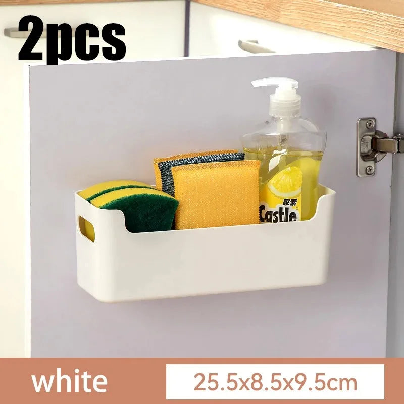 Kitchen cabinets are classified and organized into storage boxes