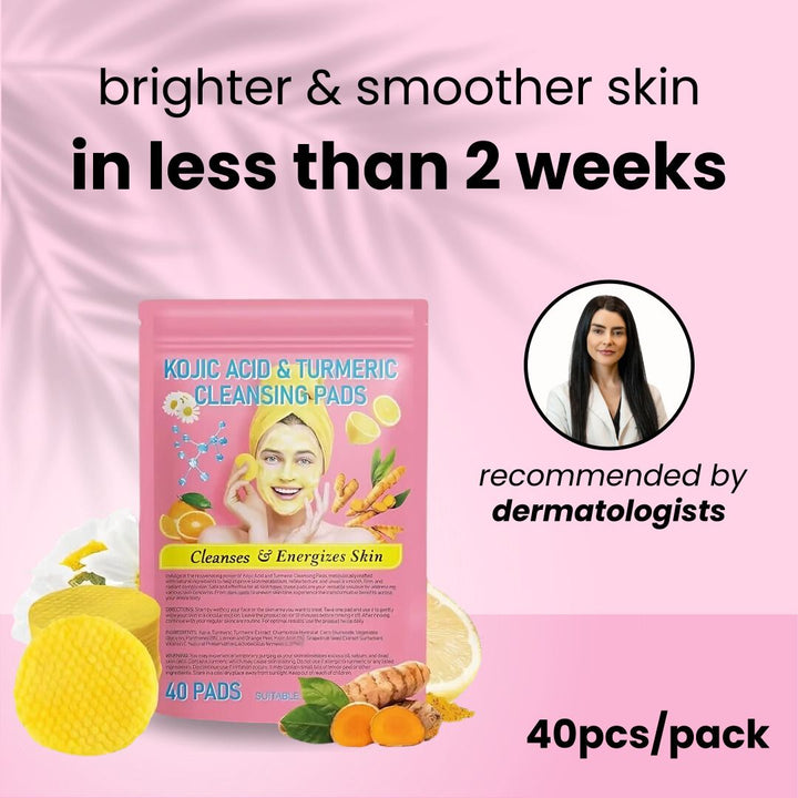 Turmeric and Kojic Acid Pads for Face